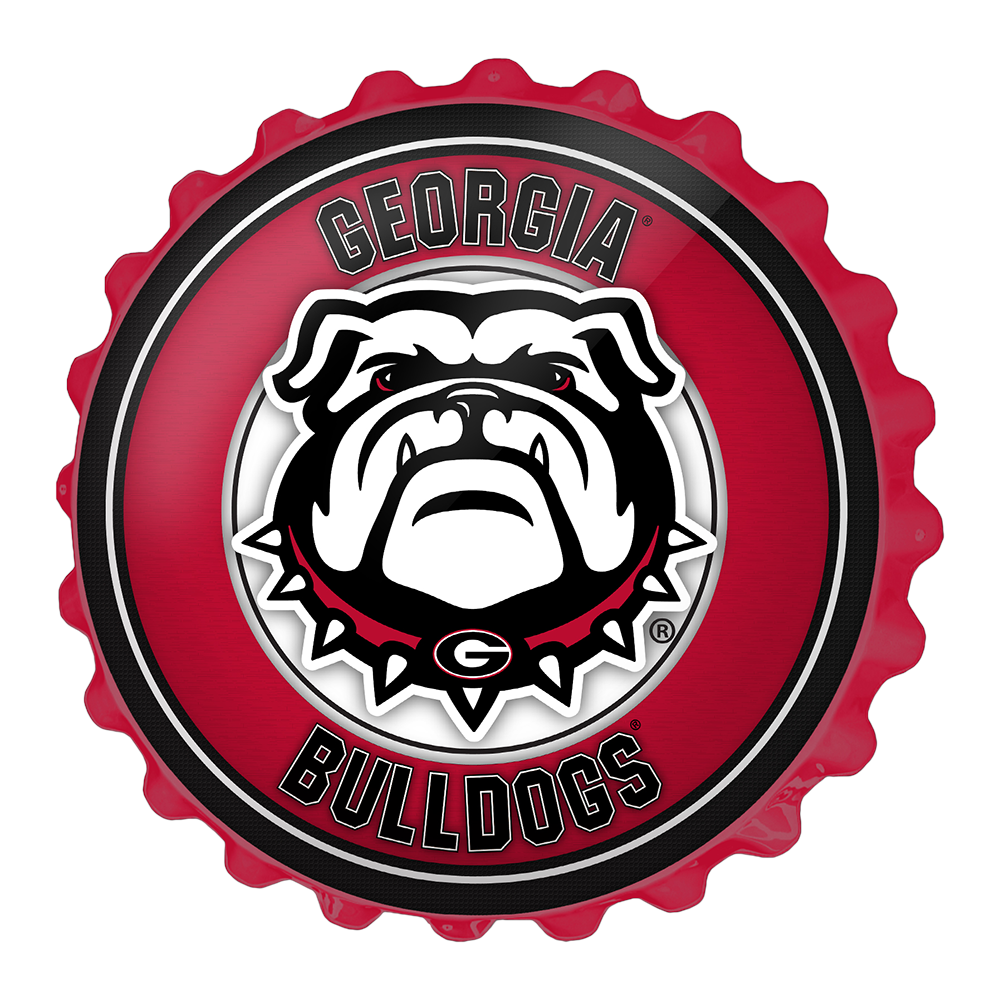 Georgia Bulldogs UGA Bottle Cap Wall Sign