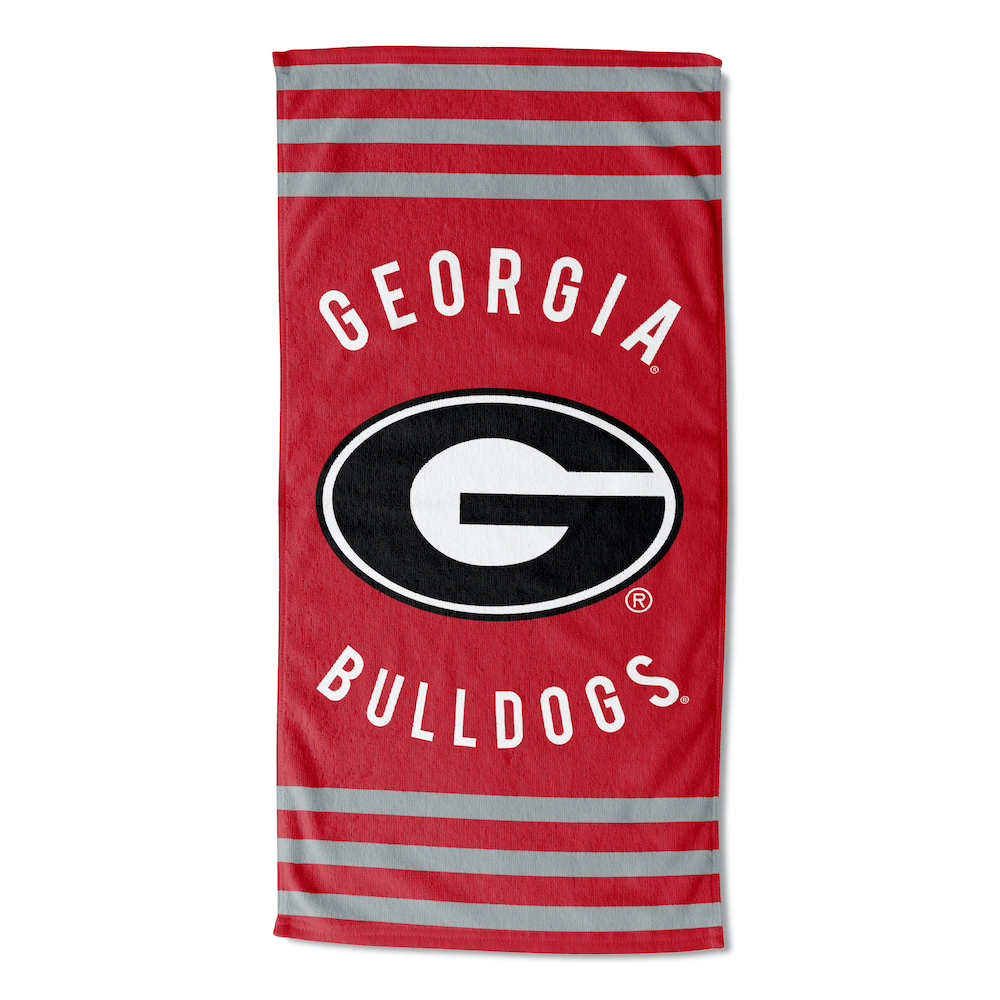 Georgia Bulldogs Beach Towel