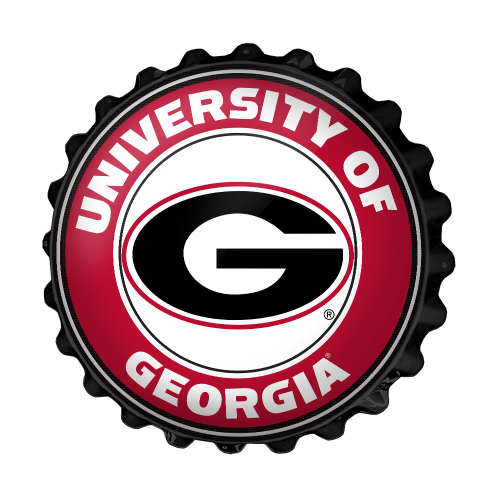 Georgia Bulldogs Bottle Cap Wall Sign