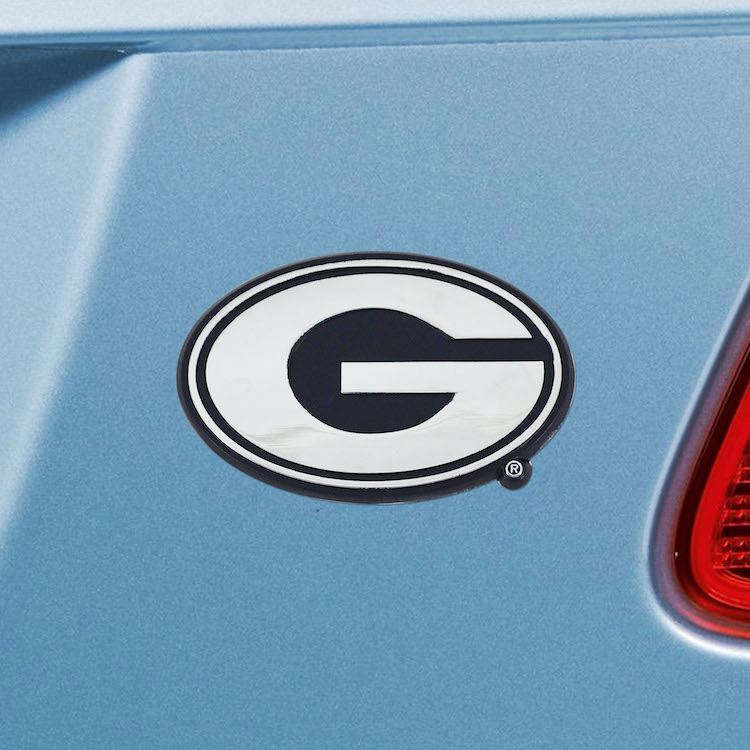 Georgia Bulldogs Metal Auto Emblem