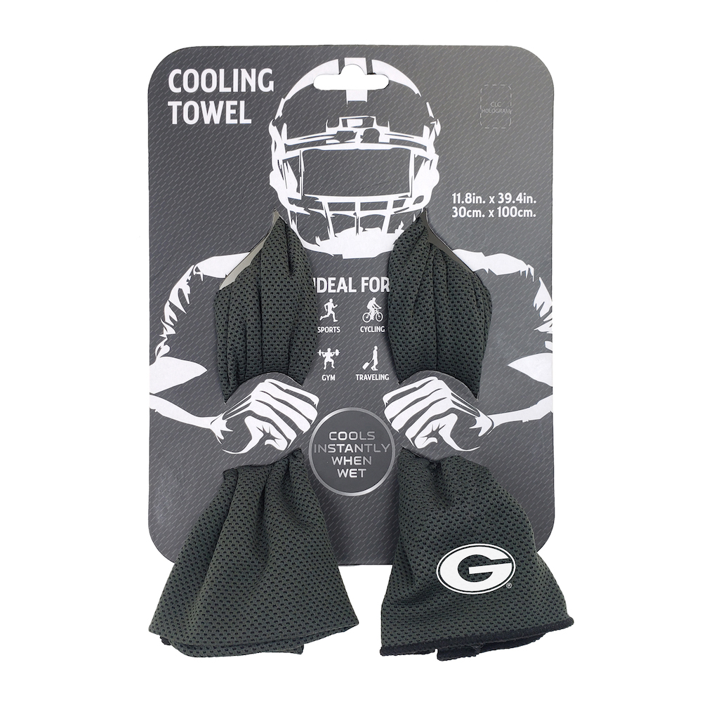 Georgia Bulldogs Cooling Towel 12x40