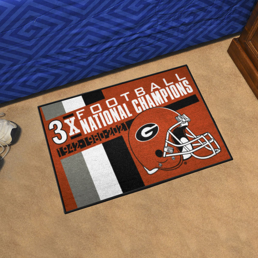 Georgia Bulldogs 20 x 30 DYNASTY Starter Floor Mat