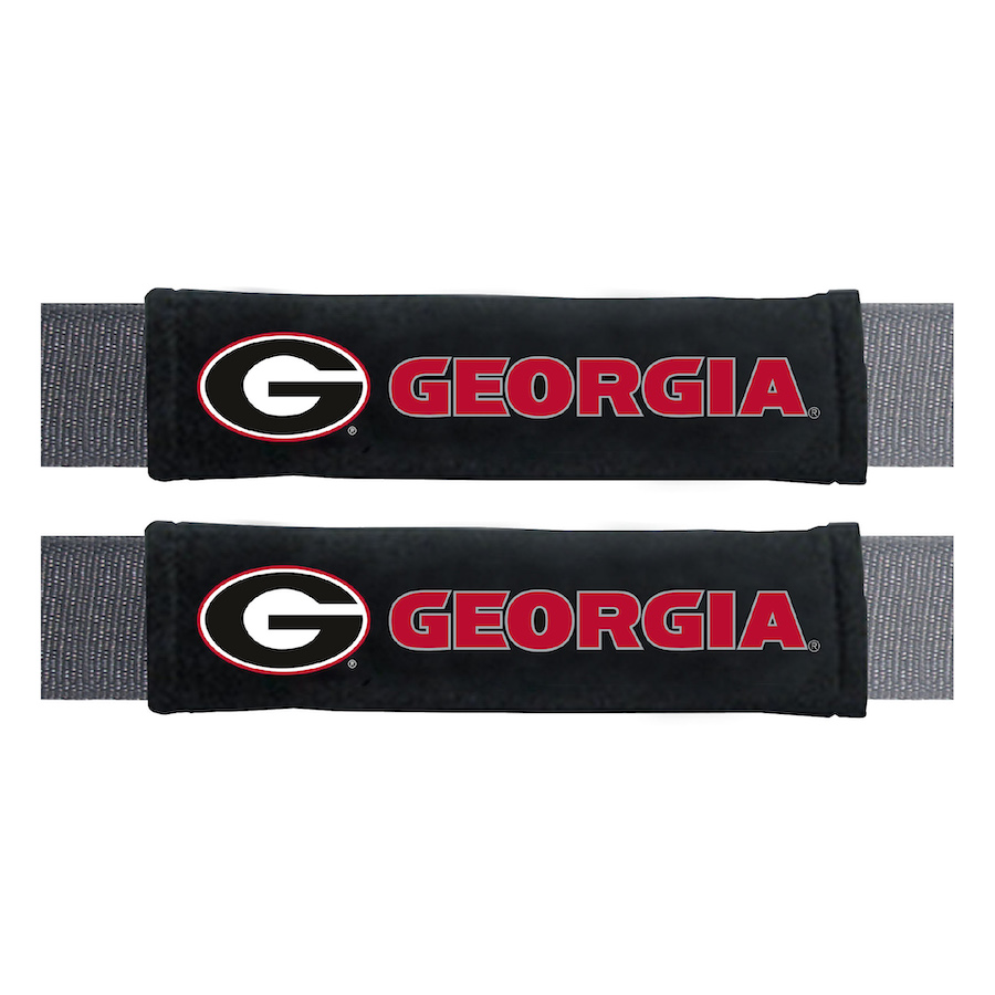 Georgia Bulldogs Embroidered Seatbelt Pad (set of 2)