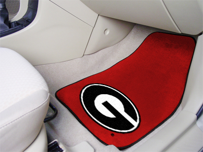 Georgia Bulldogs LOGO Car Floor Mats 18 x 27 Carpeted-Pair