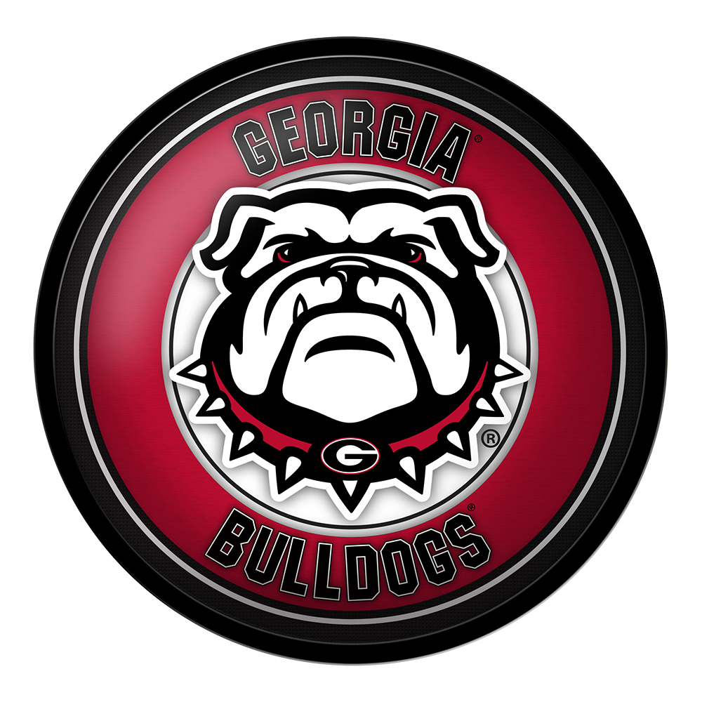 Georgia Bulldogs Modern Disc Wall Sign