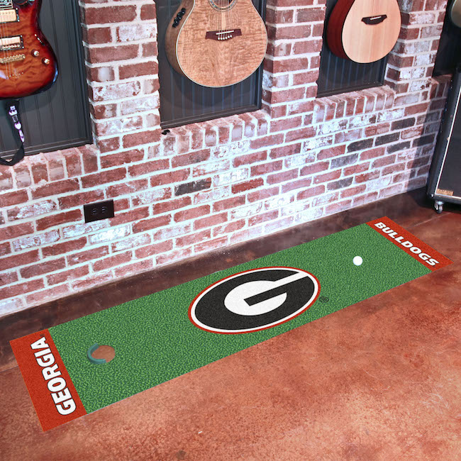 Georgia Bulldogs Putting Green Mat 18 x 72