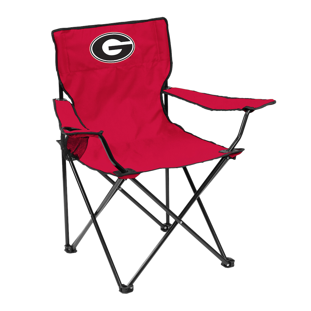Georgia Bulldogs QUAD style logo folding camp chair