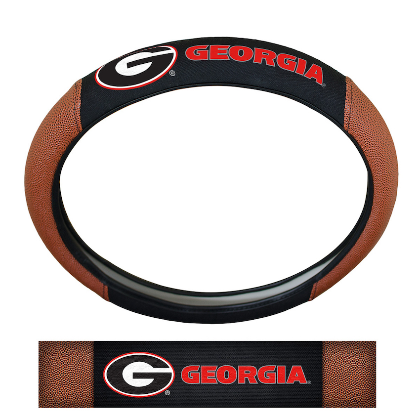 Georgia Bulldogs Sport Grip Steering Wheel Cover