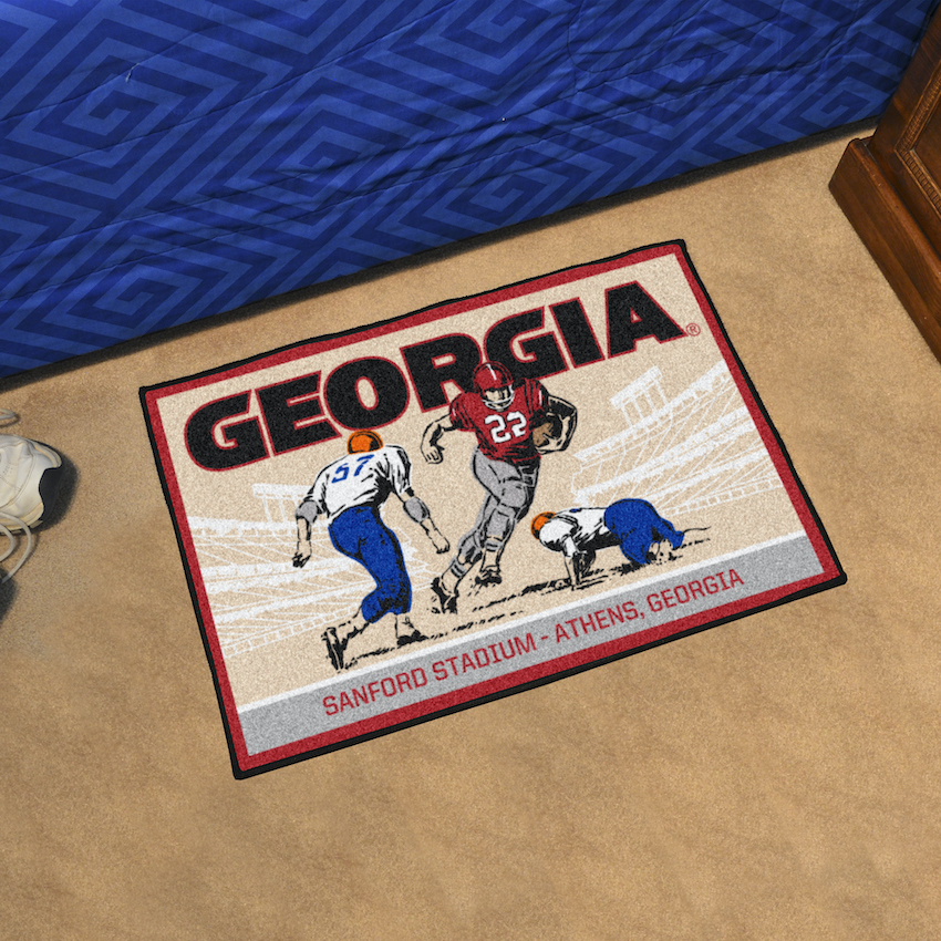 Georgia Bulldogs 20 x 30 TICKET Starter Floor Mat