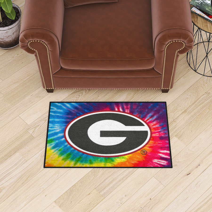 Georgia Bulldogs TIE-DIE 20 x 30 Starter Floor Mat