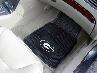 Georgia Bulldogs Car Floor Mats 18 x 27 Heavy Duty Vinyl Pair