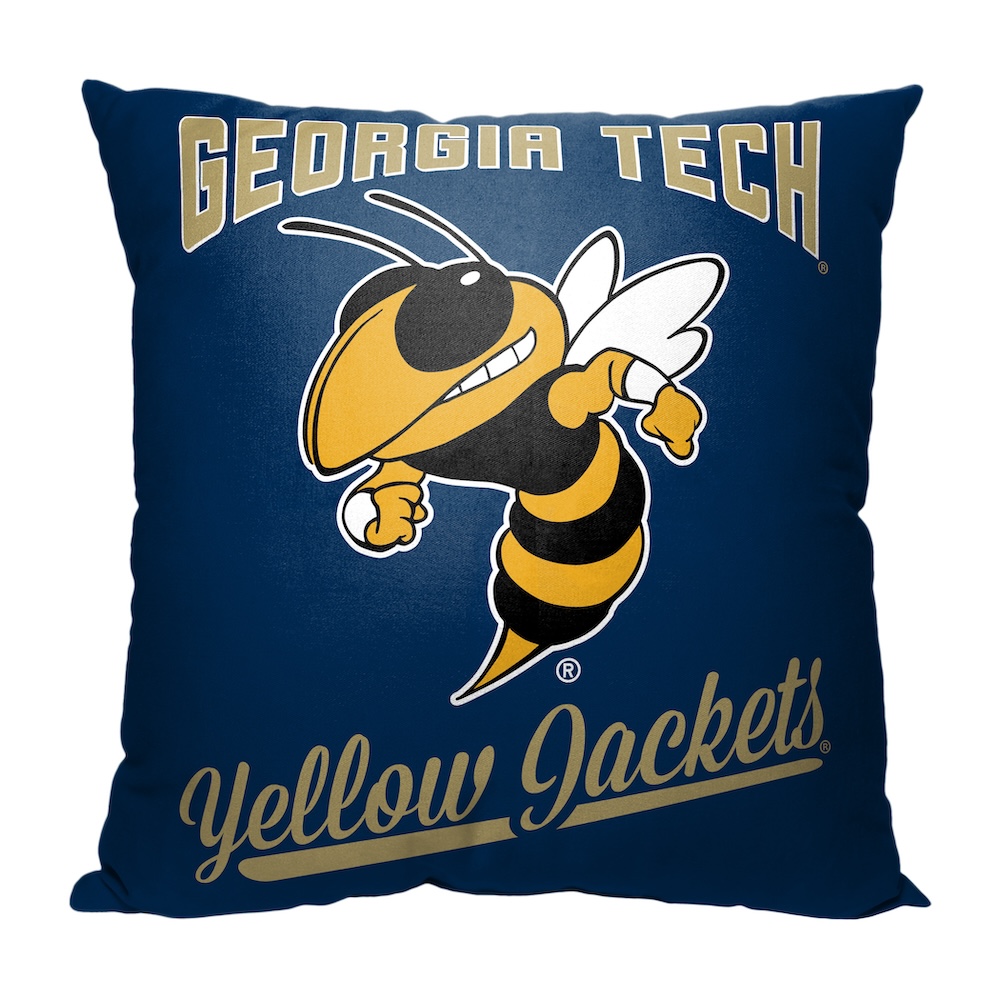 Georgia Tech Yellow Jackets ALUMNI Decorative Throw Pillow 18 x 18 inch