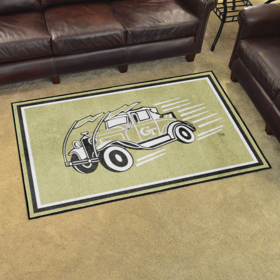 Georgia Tech Yellow Jackets ALT LOGO 4x6 Area Rug