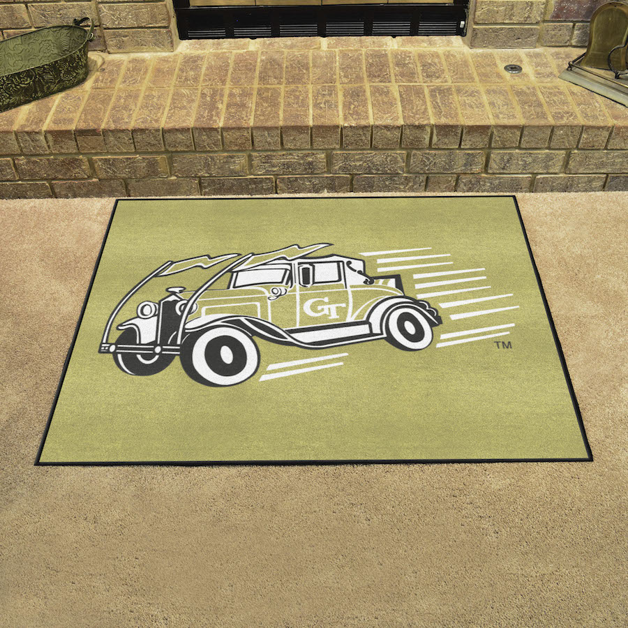 Georgia Tech Yellow Jackets ALT LOGO ALL STAR 34 x 45 Floor Mat