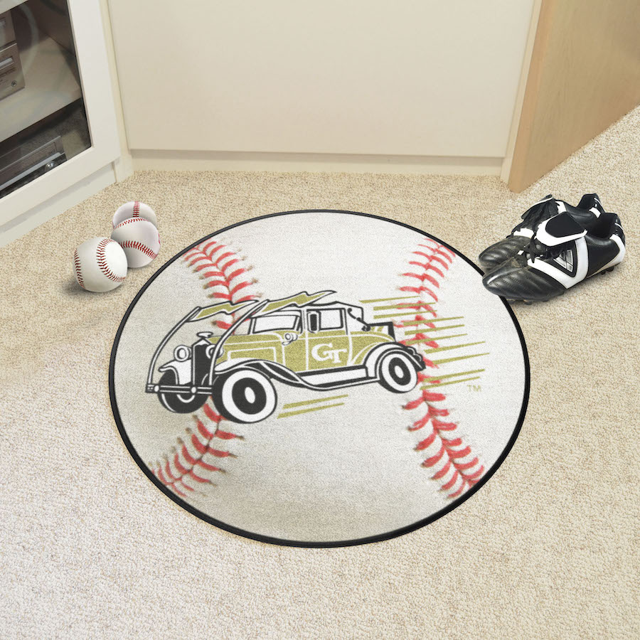 Georgia Tech Yellow Jackets ALT LOGO Round Baseball Mat