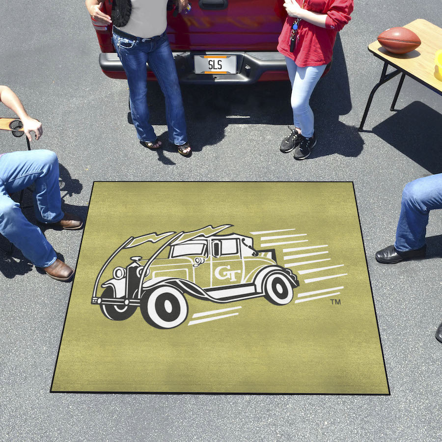 Georgia Tech Yellow Jackets ALT LOGO TAILGATER 60 x 72 Rug