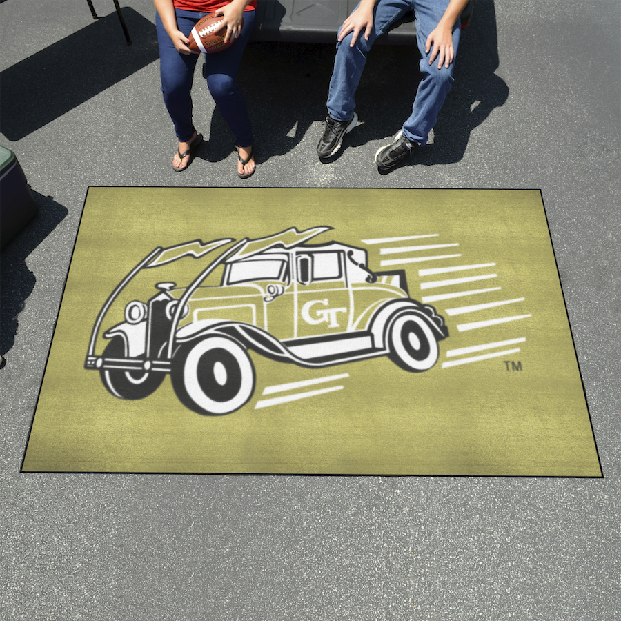 Georgia Tech Yellow Jackets ALT LOGO TAILGATER 60 x 96 Rug Buy at KHC  Sports