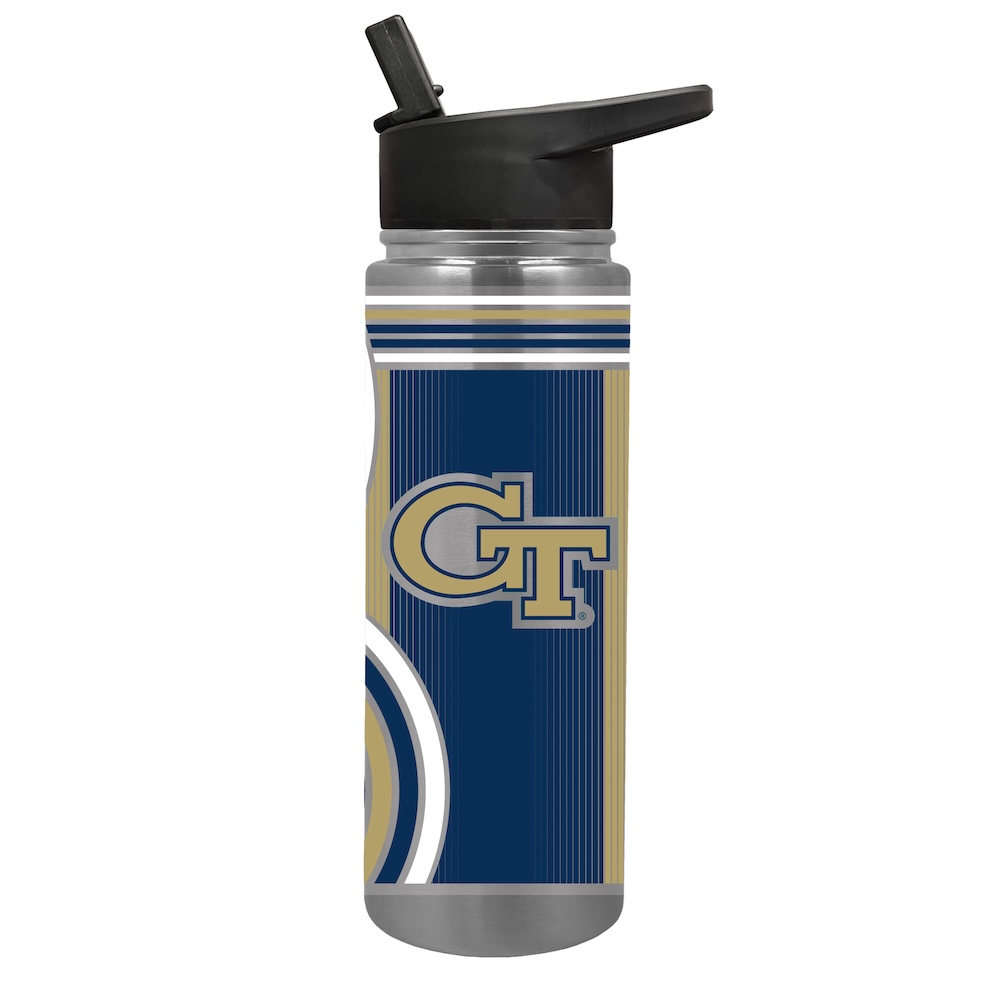 Georgia Tech Yellow Jackets COOL VIBES 24 oz Thirst Hydration Water Bottle