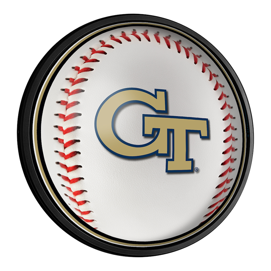 Georgia Tech Yellow Jackets Slimline LED Wall Sign ~ BASEBALL