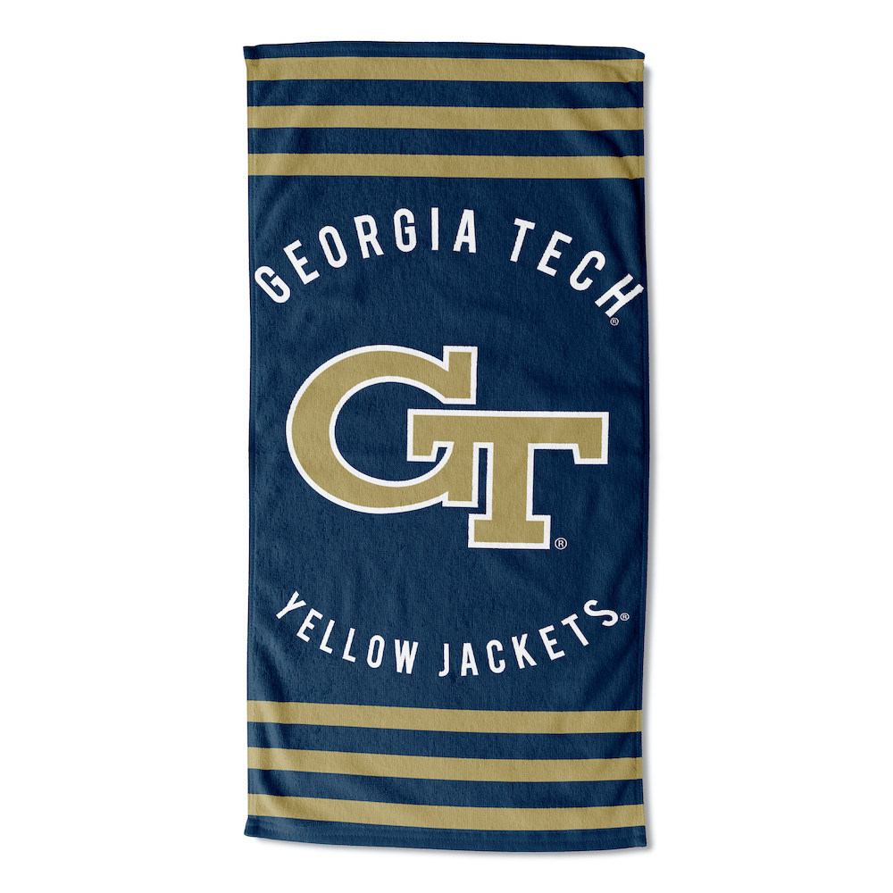 Georgia Tech Yellow Jackets Beach Towel