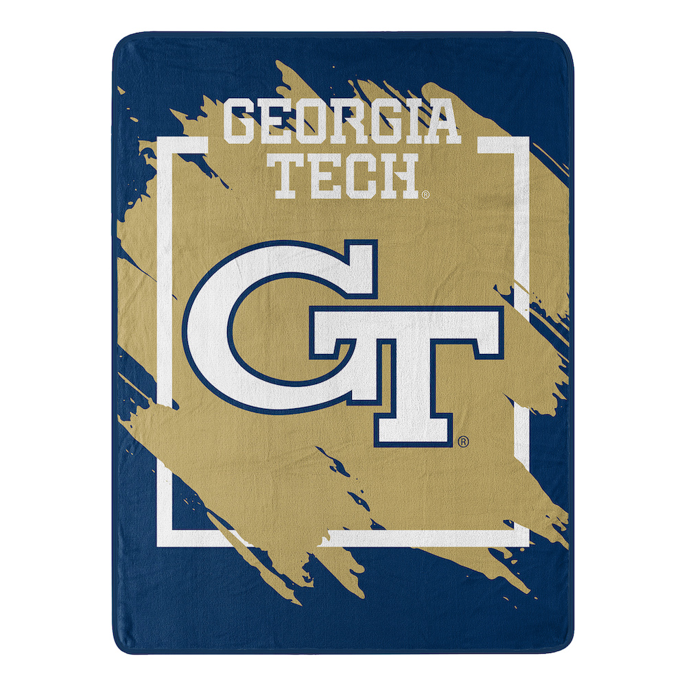 Georgia Tech Yellow Jackets Micro Raschel 50 x 60 Team Blanket