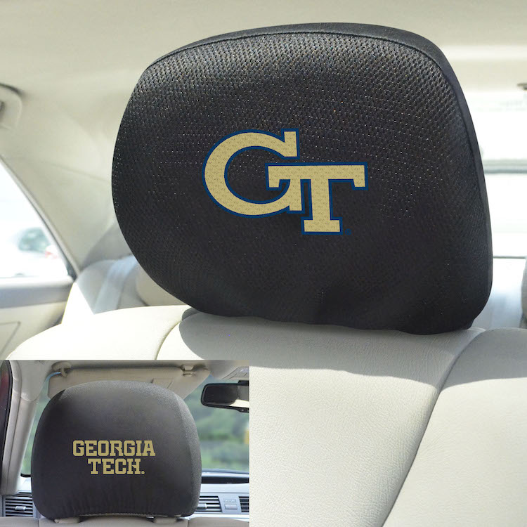 Georgia Tech Yellow Jackets Head Rest Covers