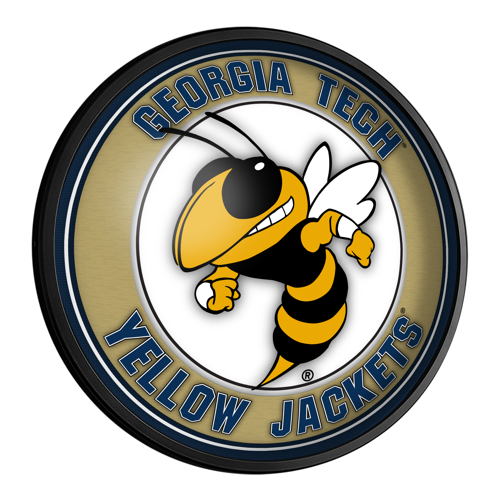 Georgia Tech Yellow Jackets MASCOT Slimline LED Wall Sign