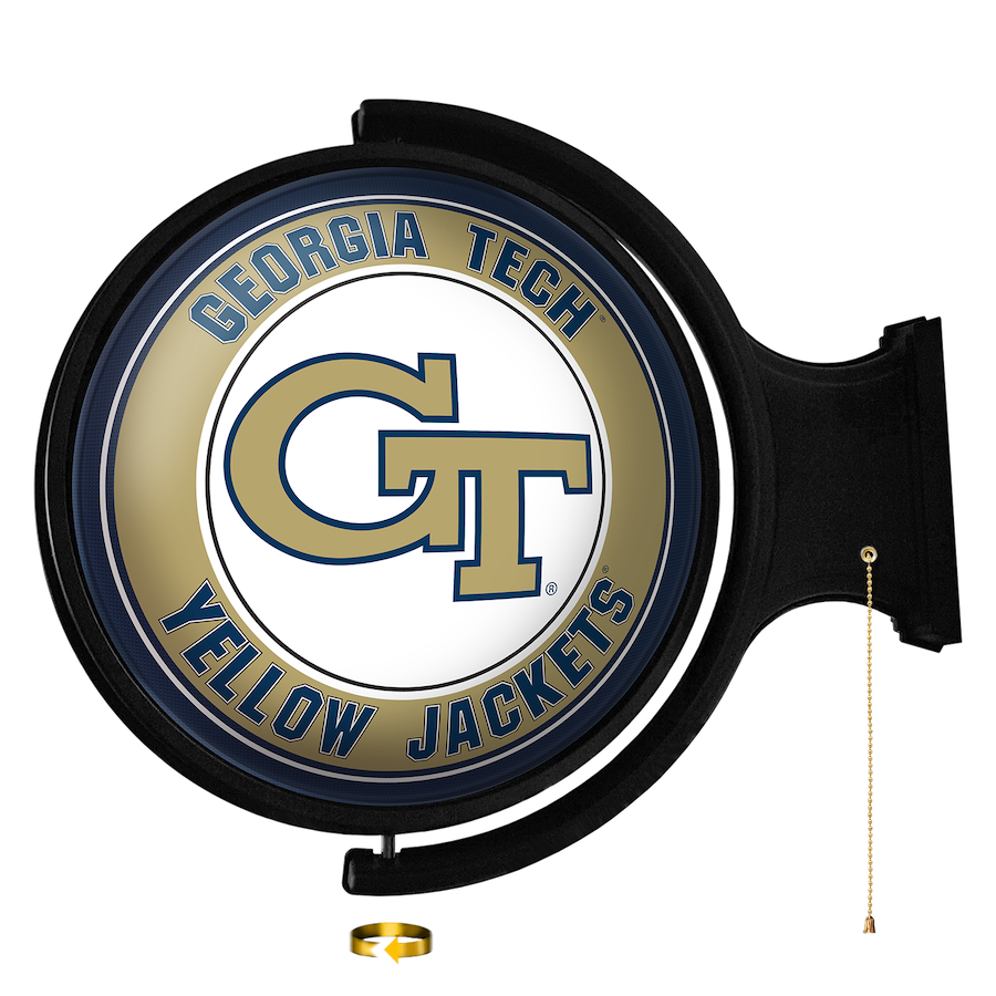 Georgia Tech Yellow Jackets LED Rotating Wall Sign