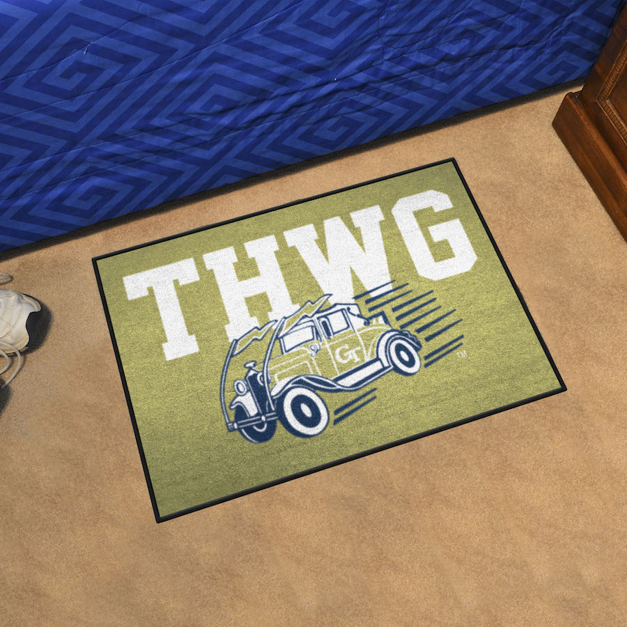 Georgia Tech Yellow Jackets SLOGAN 20 x 30 Starter Floor Mat