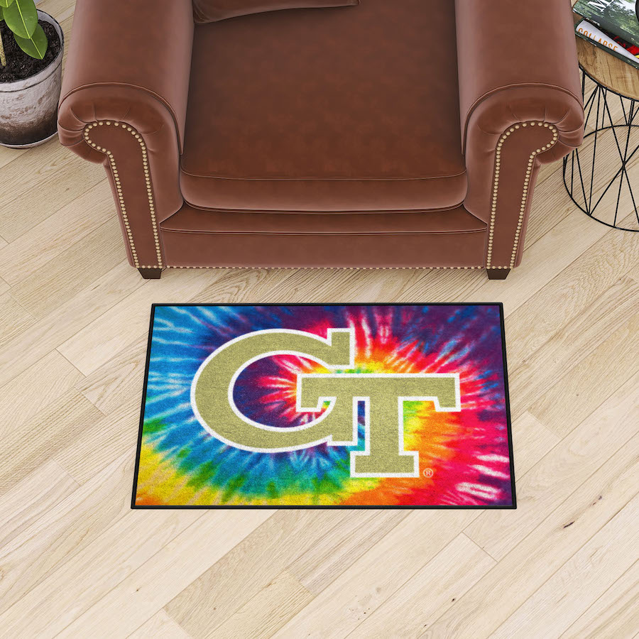 Georgia Tech Yellow Jackets TIE-DIE 20 x 30 Starter Floor Mat