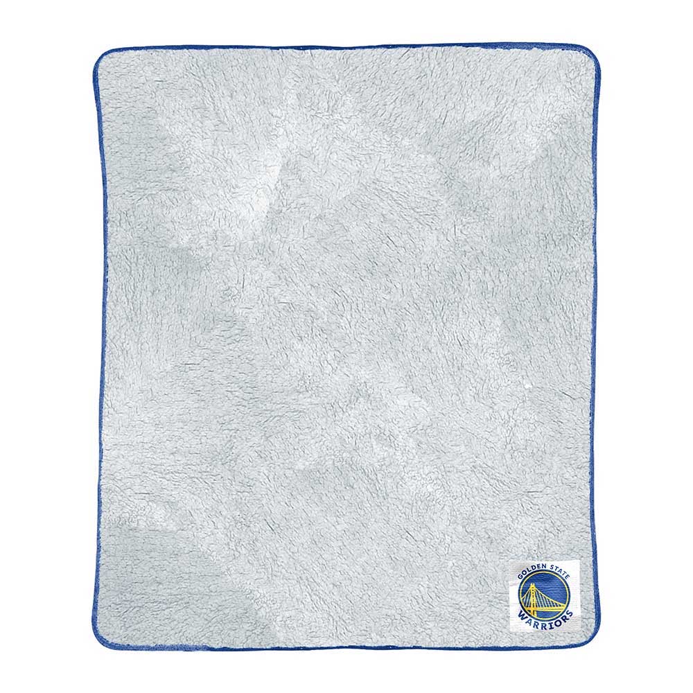 Golden State Warriors 2 Tone SHERPA Throw Blanket