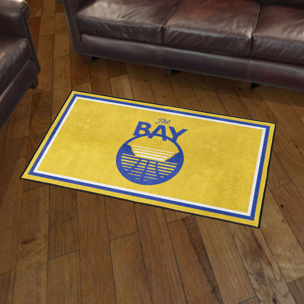 Golden State Warriors 3x5 Area Rug - 2nd Logo