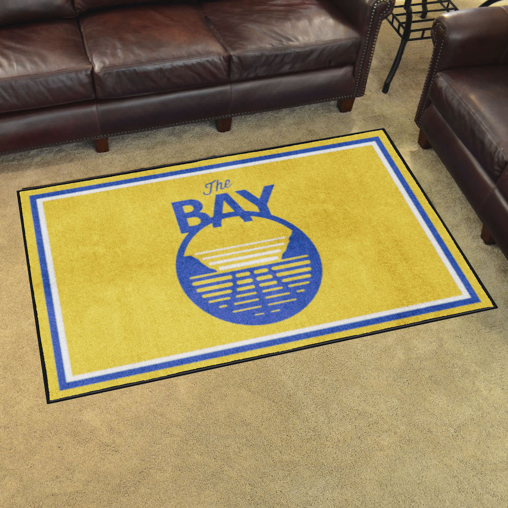 Golden State Warriors 4x6 Area Rug - 2nd Logo