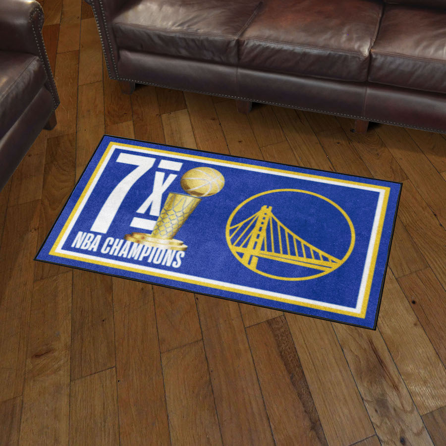 Golden State Warriors 3 x 5 DYNASTY Area Rug