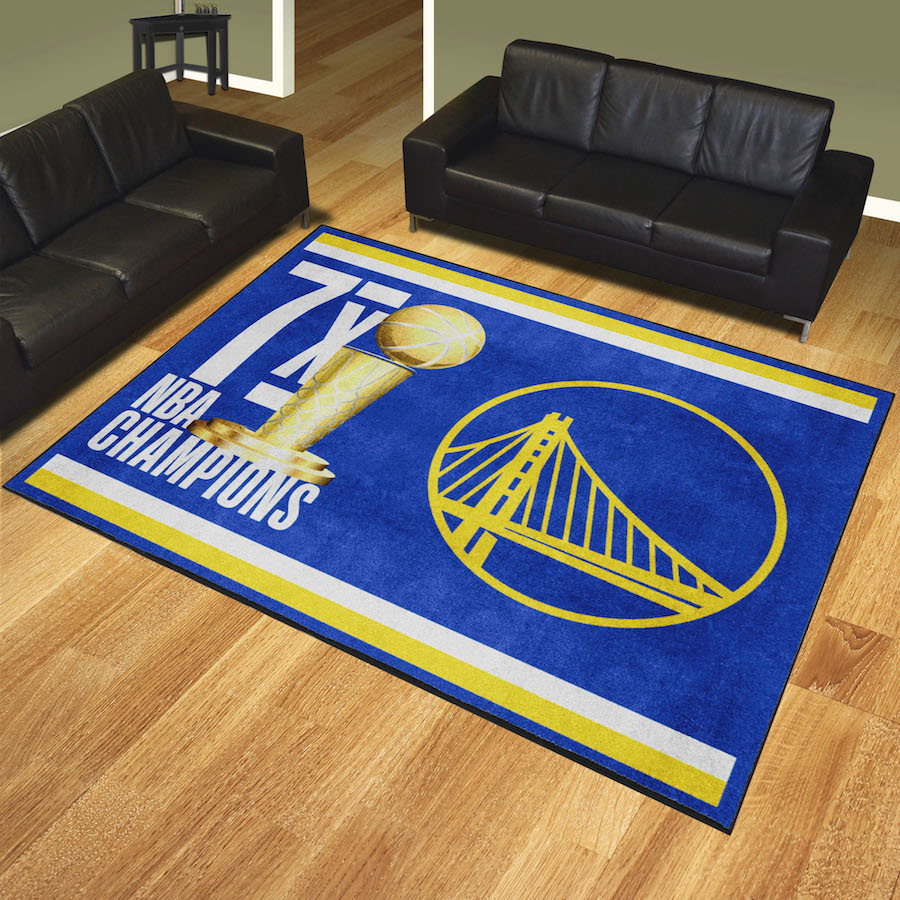 Golden State Warriors 8 x 10 DYNASTY Area Rug