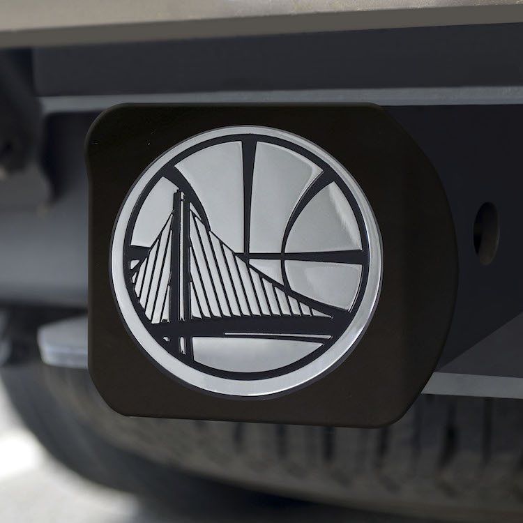 Golden State Warriors BLACK Trailer Hitch Cover