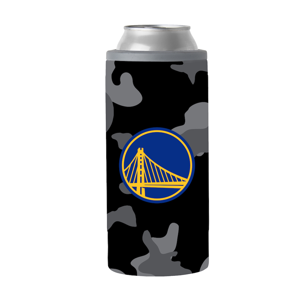 Golden State Warriors Camo Swagger 12 oz. Slim Can Coolie