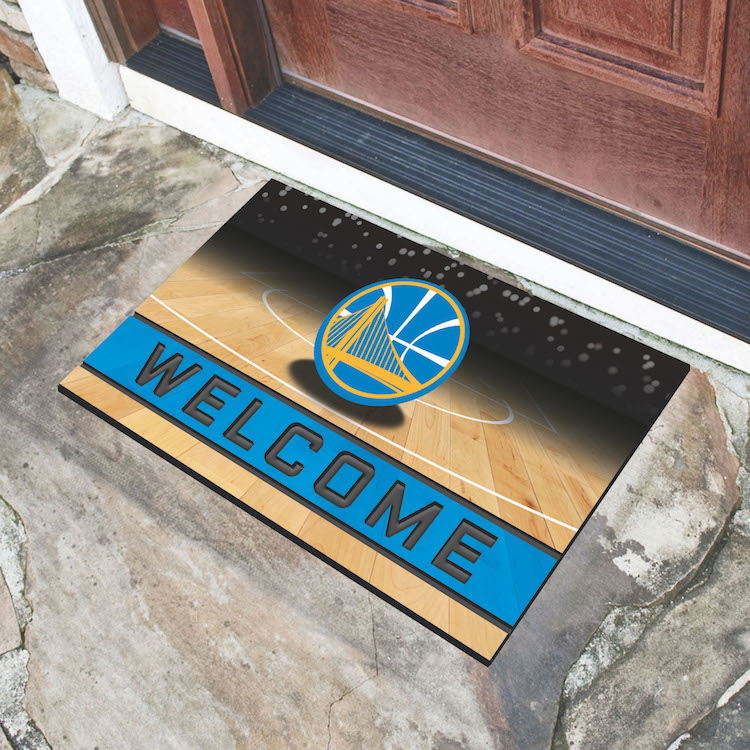 Golden State Warriors Recycled Crumb Rubber Door Mat