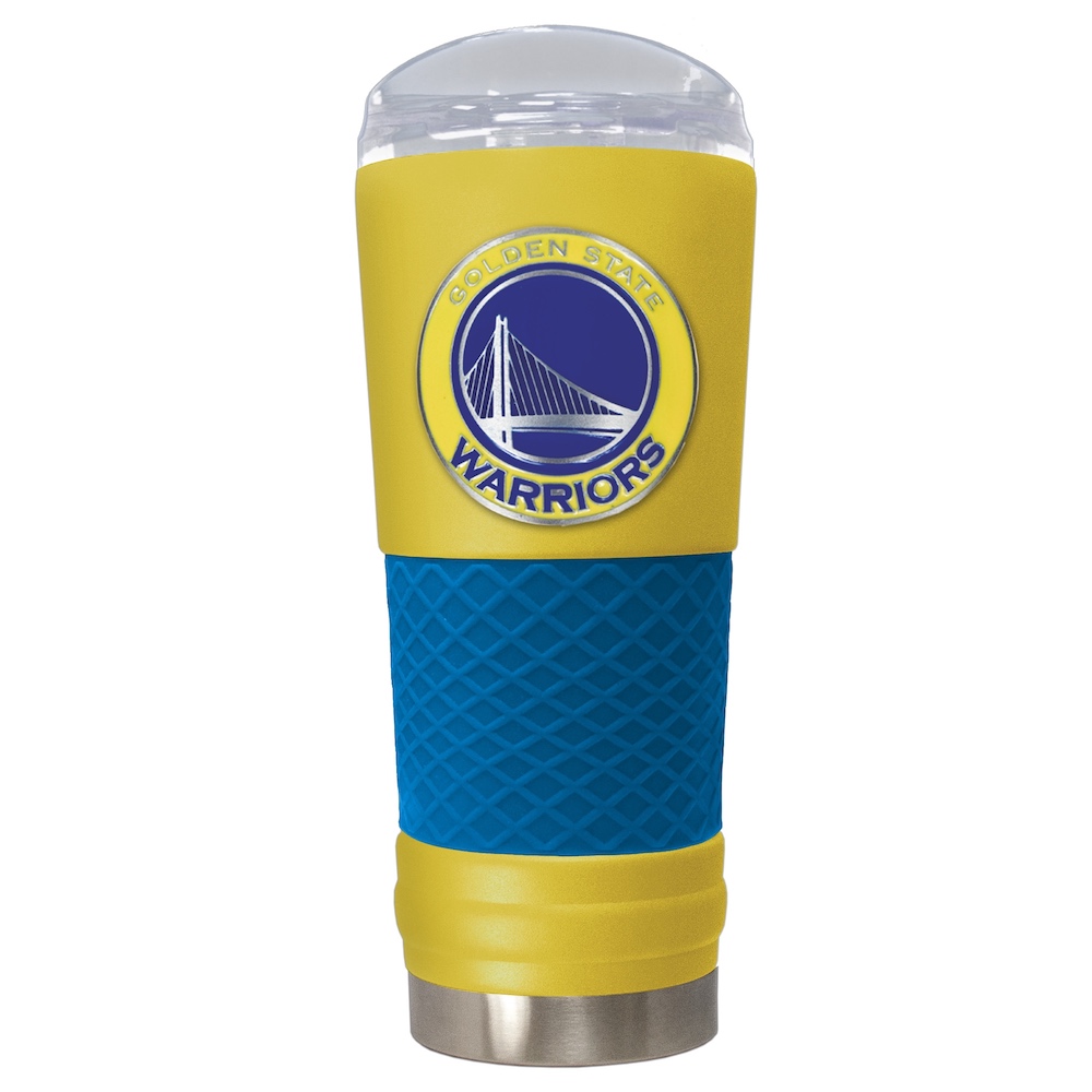 Golden State Warriors 24 oz DRAFT SERIES NBA Powder Coated Insulated Travel Tumbler