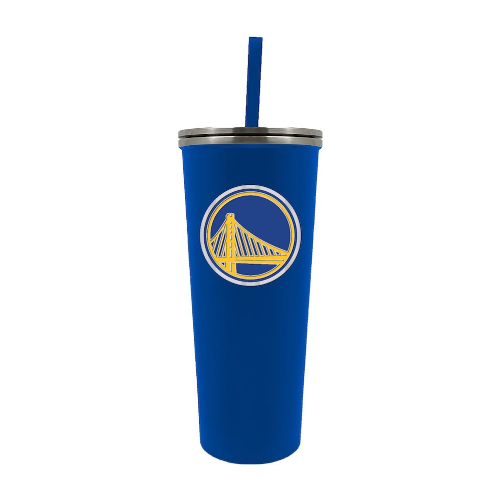 Golden State Warriors 24 oz Team Color Skinny Tumbler