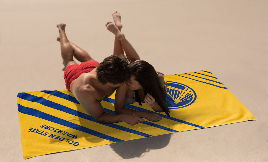 Golden State Warriors Oversized Beach Towel and Mat