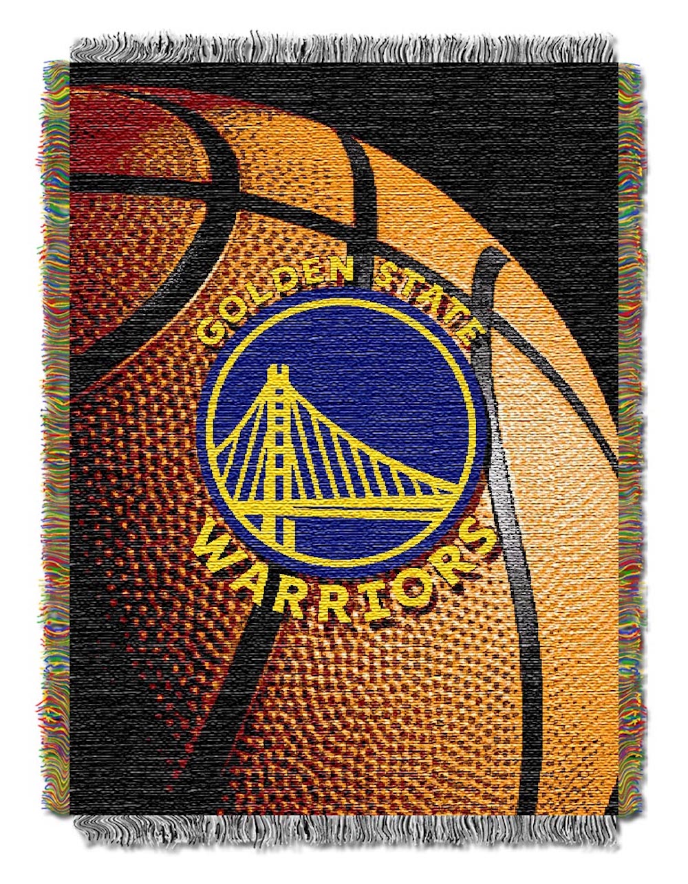 Golden State Warriors Real Photo Basketball Tapestry