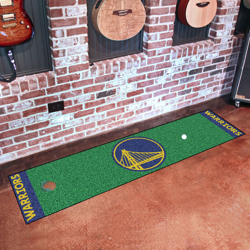 Golden State Warriors Putting Green Mat 18 x 72