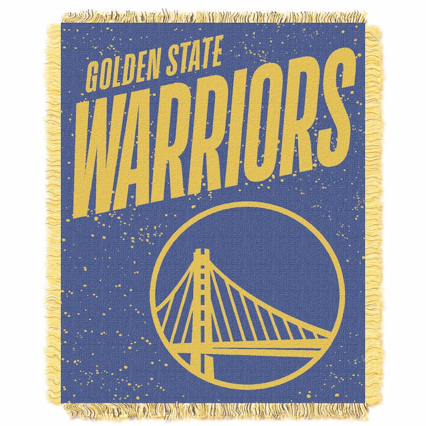 Golden State Warriors Double Play Tapestry Blanket 48 x 60