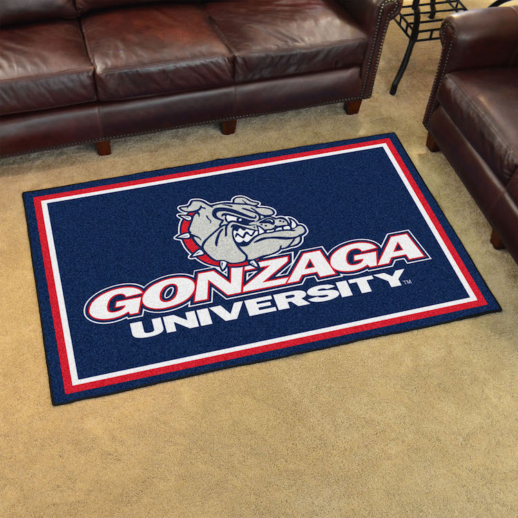 Gonzaga Bulldogs 4x6 Area Rug