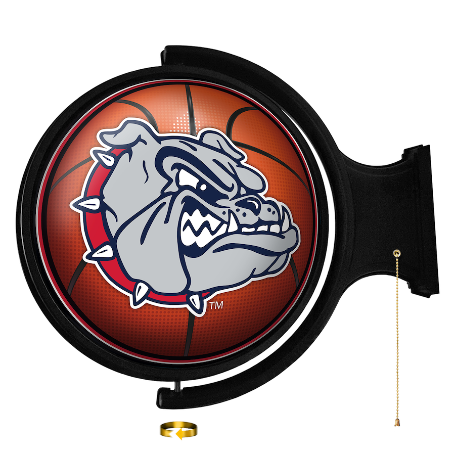 Gonzaga Bulldogs LED Rotating Wall Sign ~ BASKETBALL