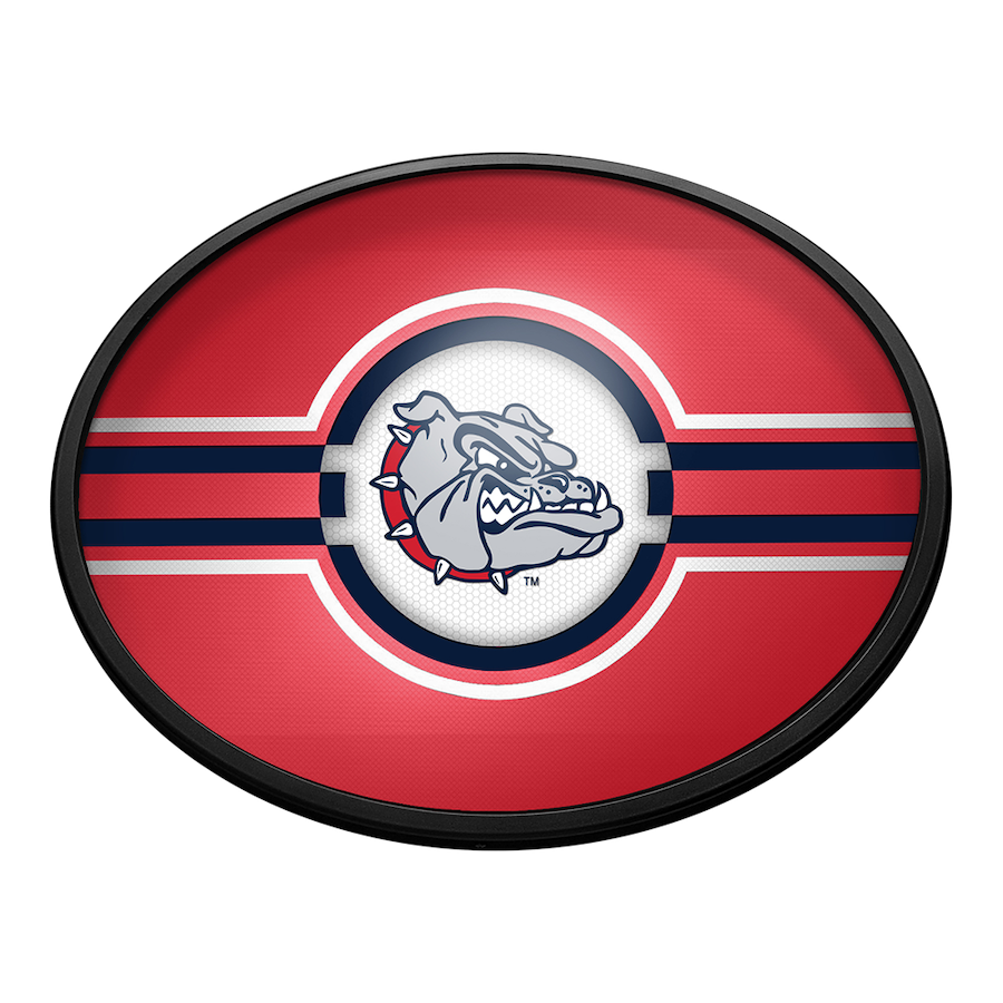 Gonzaga Bulldogs Slimline LED Wall Sign ~ OVAL