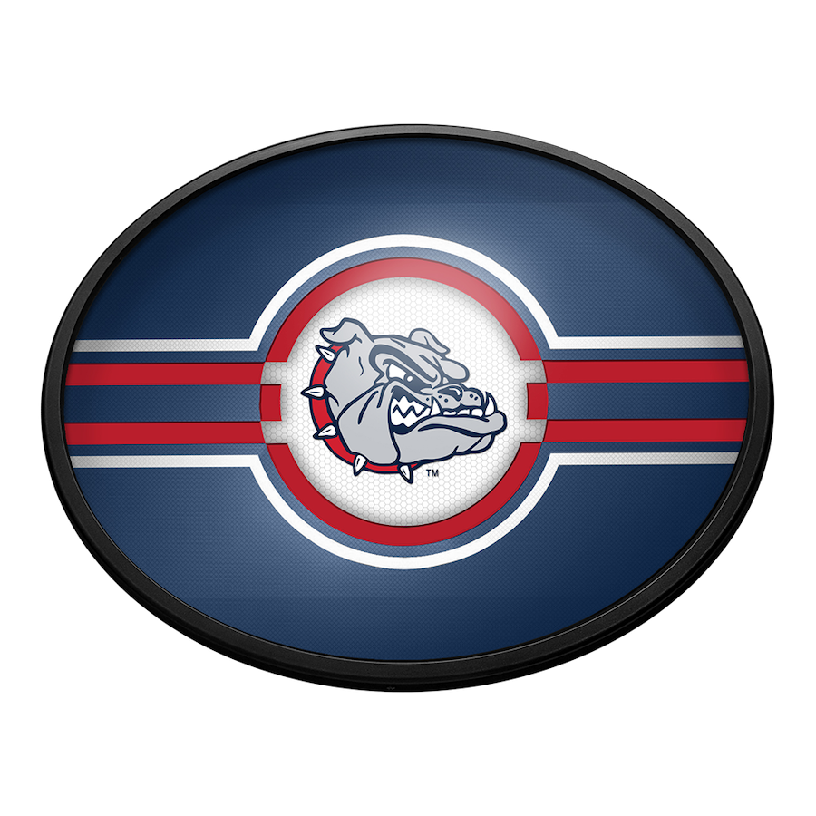 Gonzaga Bulldogs Slimline LED Wall Sign ~ OVAL PRIMARY