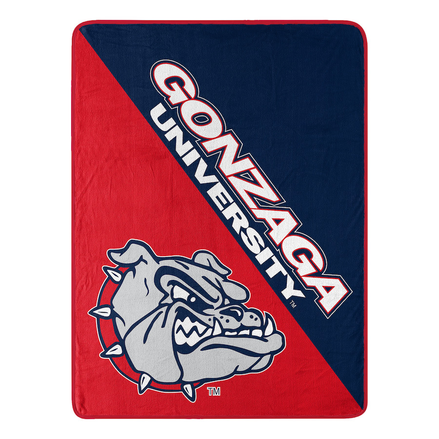 Gonzaga Bulldogs Micro Raschel 50 x 60 Team Blanket