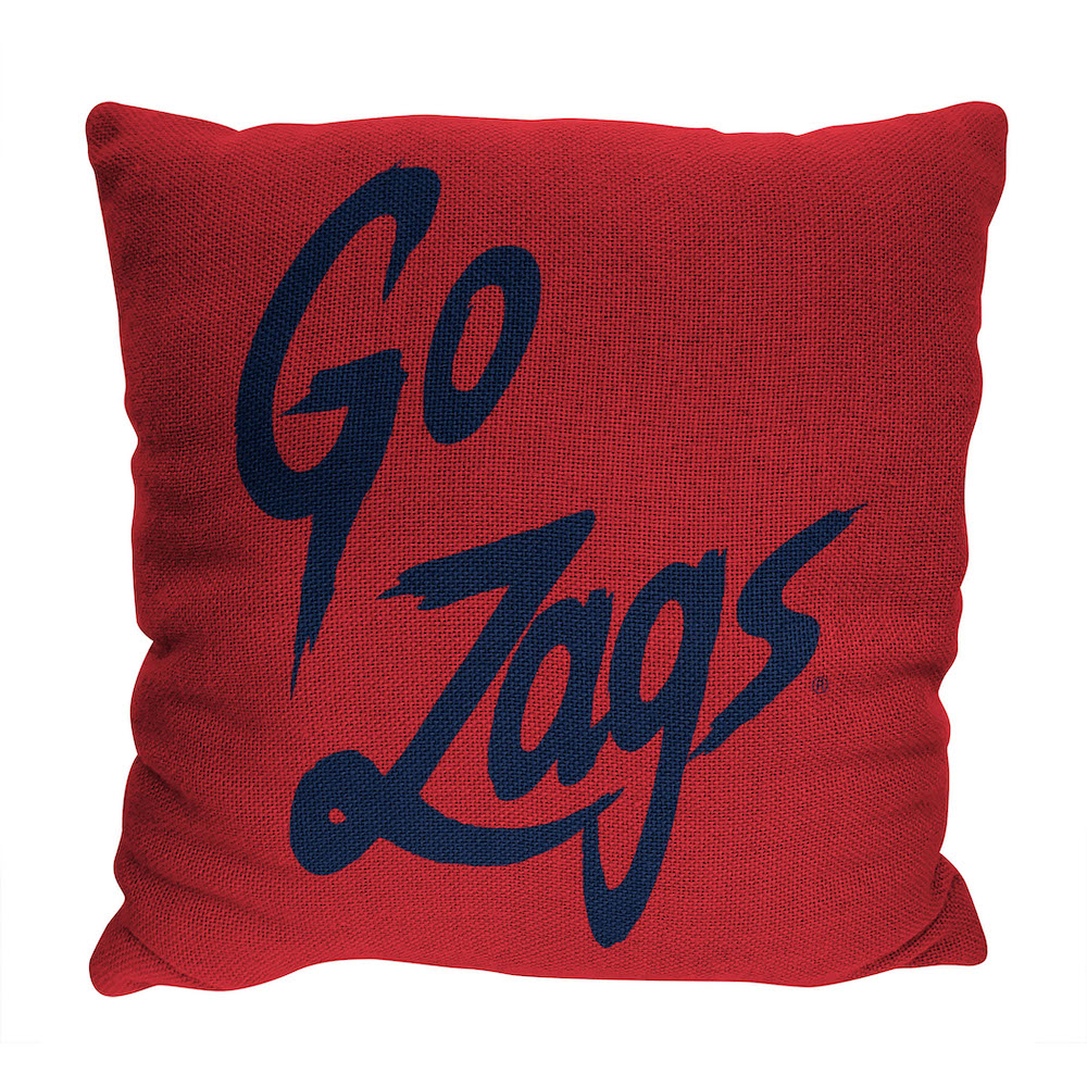 Gonzaga Bulldogs Double Sided INVERT Woven Pillow